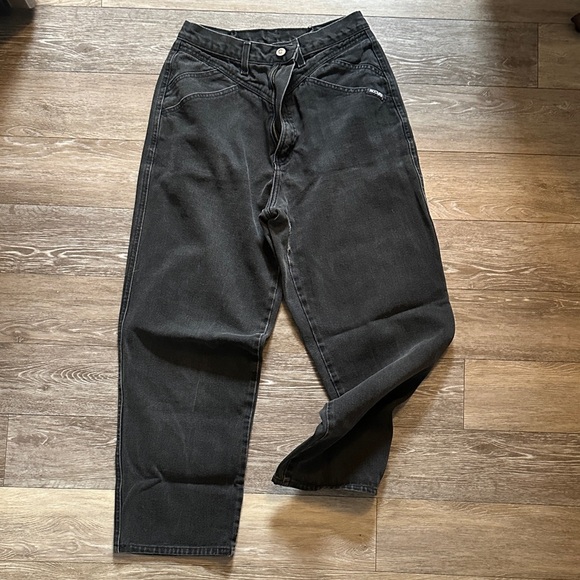 ROCKIES | Vintage Black Denim Barrel Jeans - Picture 2 of 16